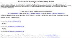 Desktop Screenshot of borisreadmefile.borisbj21.com